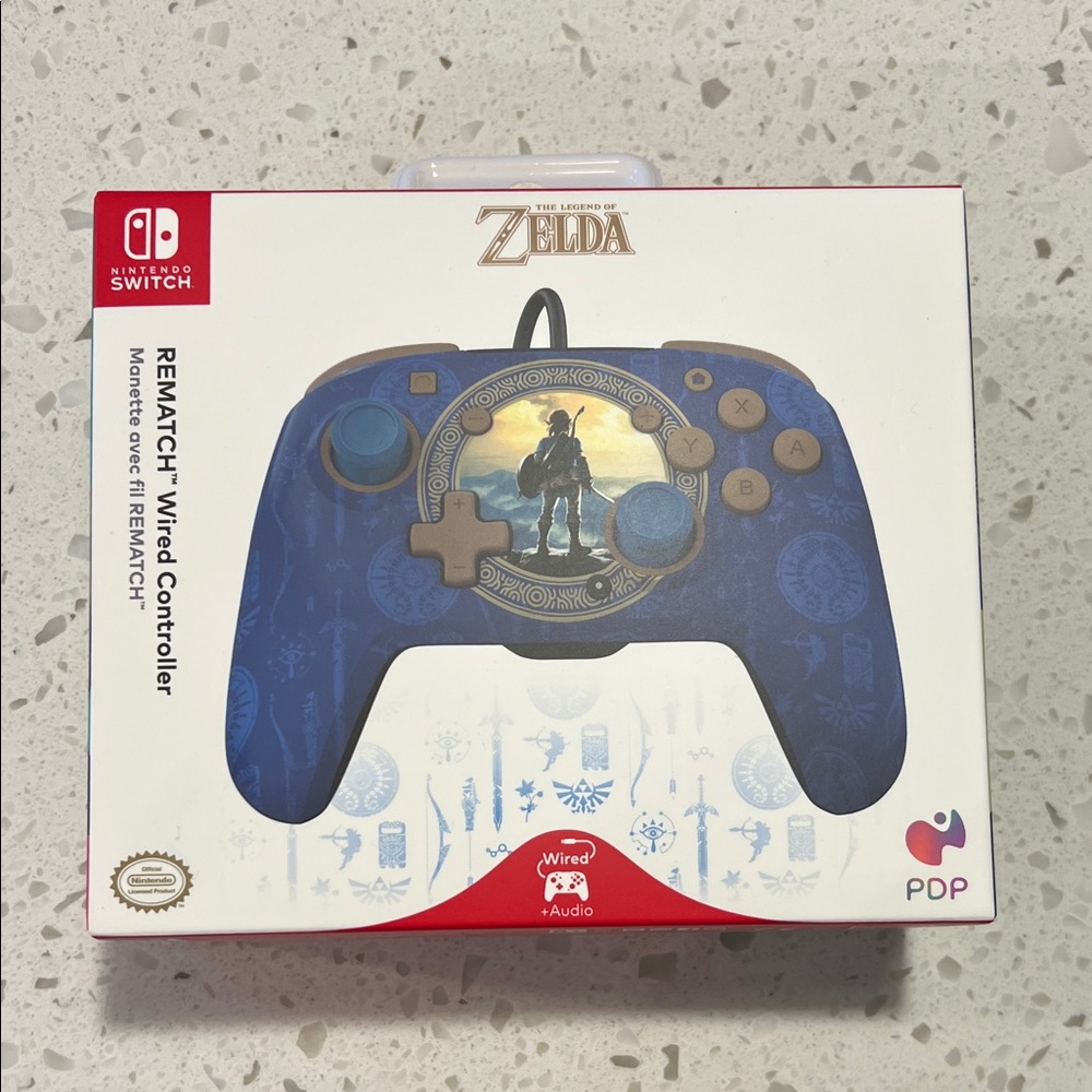 PDP Zelda Wired Controller for Nintendo Switch - Blue